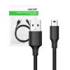 UGREEN US132 USB - mini USB kábel, 1, 5m (fekete) (10385)