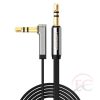 Ugreen 10597 3.5mm mini jack AUX lapos kábel 1m, fekete