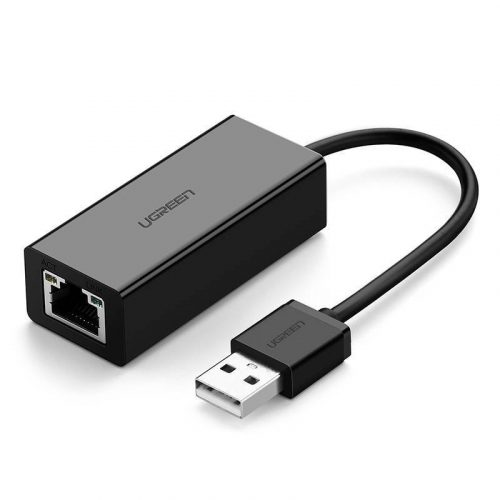 Ugreen CR110 USB - RJ45 hálózati adapter, fekete 20254