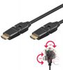 Goobay 31889 HDMI kábel aranyozott ,C 3m,360° forgatható