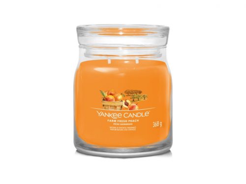 Yankee Candle Fresh Farm Peach közepes gyertya 40783