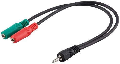 Gobay 50467 Audio átalakító, elosztó adapter, 0,3 m