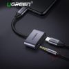 Ugreen 50596 USB Type C - USB Type C / 3,5 mm mini jack fejhallgató adapter