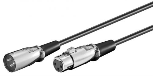 Goobay 50715 PREMIUM hosszabbító kábel XLR anya – XLR apa, 6 m