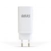 Delight 55060 Hálózati Adapter USB + Type-C PD45W gyorstöltéssel - fehér