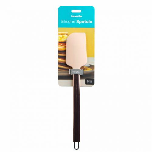 Bewello 57547P Szilikon spatula rozsdamentes nyéllel - 29 x 5,2 x 1 cm