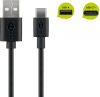 Goobay 59124 kábel USB/USB-C Adat és töltőkábel 3A, 2.0- fekete (3m)