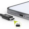 Goobay 59124 kábel USB/USB-C Adat és töltőkábel 3A, 2.0- fekete (3m)