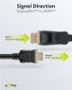 Goobay 64835 DisplayPort v1.1 - HDMI kábel, 1m, 4K/30Hz, Fekete