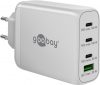 Goobay 65556 3x USB-C / USB-A Hálózati töltő - Fehér (100W)