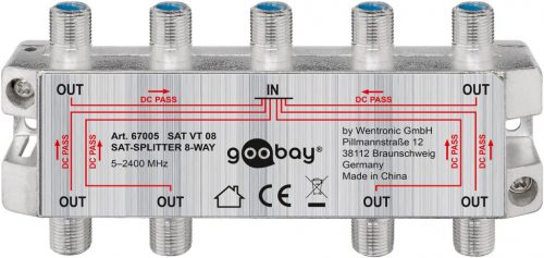 Goobay 67005 8-as SAT elosztó