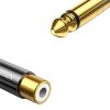 Ugreen 80731 AV169 RCA átalakító adapter (6.35 mm Jack dugó – RCA aljzat) aranyozott