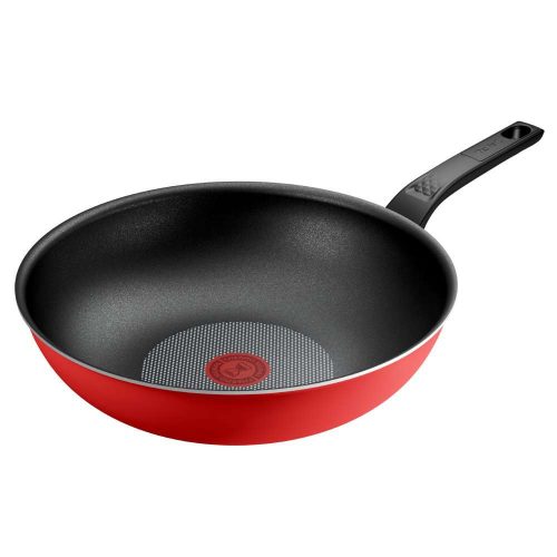 Tefal B4461902 Easy Start 28cm Wok serpenyő piros