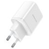 Borofone BN9 hálózati töltő 2xUSB-C QC3.0 PD 35W, fehér