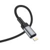 Borofone BU30 kábel USB-C – Lightning PD20W, 1,2 m fekete