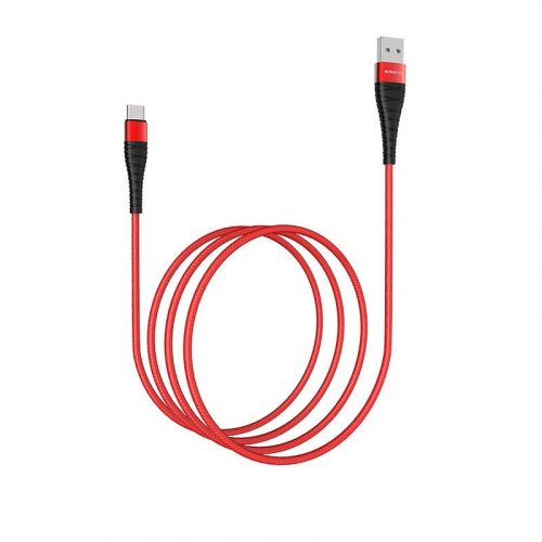 Borofone BX32 USB - USB-C kábel, 1m, 3A, piros