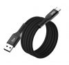 Well CABLE-USB/USBC-1BK07-WL mágneses USB/ USB-C kábel 5V-3A 1m - (fekete)