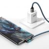 Baseus Legend 90 fokban döntött USB - USB Type-C kábel QC3.0 66W 1m kék (CACS000403)