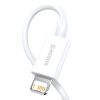 Baseus Superior USB - Lightning kábel 2 m 2,4A fehér (CALYS-C02)