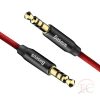 Baseus Yiven audio kábel mini jack 3,5 mm AUX 1.5m, piros (CAM30-C91)