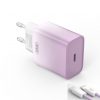 XO CE18 PD hálózati töltő USB-C 30W QC3.0  USB-C-Lightning kábellel– lila-fehér