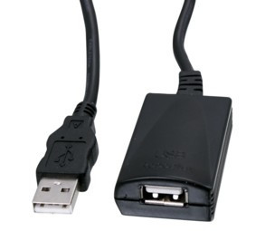 Well Cable-147HS USB 2.0 hosszabbító+aktív erősítő 4,8m - USB hosszabbító