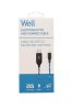 Well Cable USB/Light 1BE03 WL Apple Lightning kábel 1 méteres hosszúságú