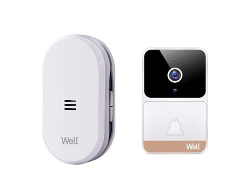 Well Doorbell-Charm-WL Smart videó kaputelefon szett - Wi-Fi-s, akkumulátoros - HD - fehér