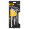 Deli Tools EDL3091 L-alakú torxkulcs 9 db-os