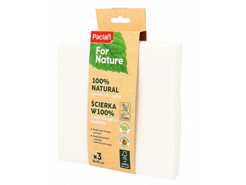 PACLAN FOR NATURE UNIVERZÁLIS KUKORICA&VISZKÓZ TÖRLŐKENDŐ 3DB/CSOMAG 38CMX35CM