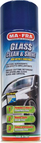 Ma-Fra MF-H0047 Glass Clean Shine 500 ml – aktív hab üveg tisztító