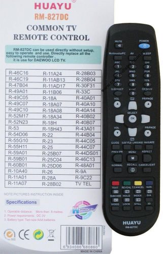 Daewoo RM-827DC LCD távvezérlő