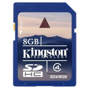 Kingston 8GB SD memória kártya Class 4