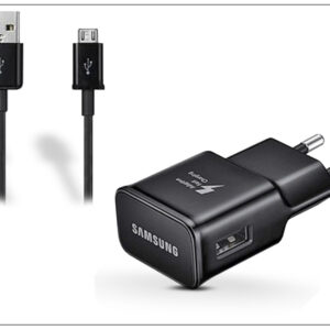 Samsung EP TA20EBE + kábel 2 Amperes – USB Fast Charger/gyorstöltő kábelal fekete