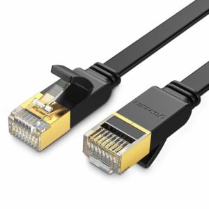 Ugreen 11260 Ethernet patchcord kábel RJ45 Cat 7 STP LAN 10Gbps 1m fekete