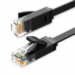Ugreen 50178 Ethernet patchcord kábel RJ45 Cat 6, UTP 10m fekete