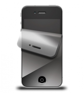 Goobay 42880 LCD kijelzővédő fólia Apple iPhone 4 G, tükrös