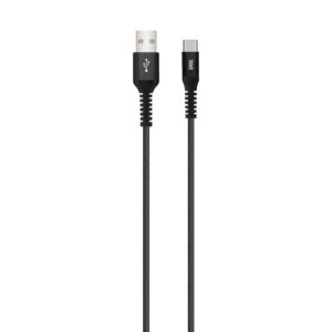 Well Cable USB/USBC 1BK01 WL C-típusú gyorstöltő kábel 3A, 1m