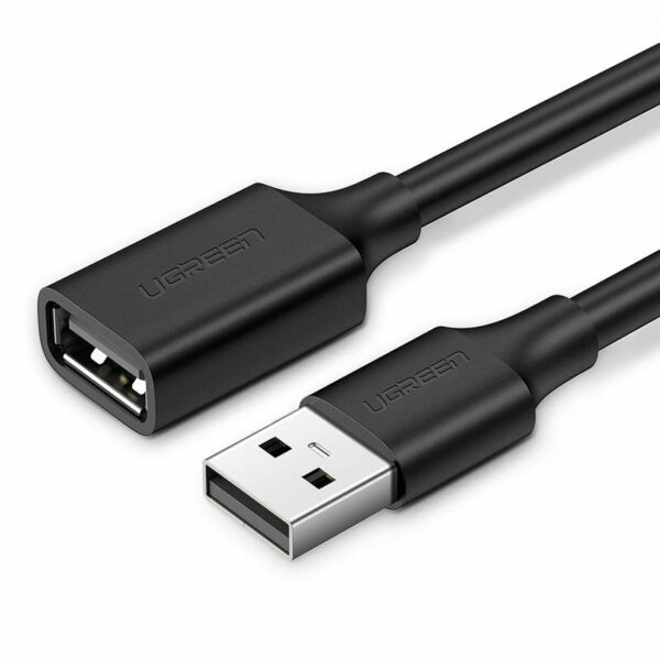 Ugreen 10315 USB kábel hosszabbító – 1,5m hosszú, USB2.0, 480Mbps – Fekete