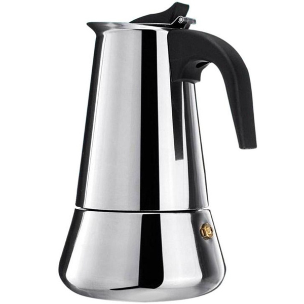 Espresso 4 sz. indukciós kávéfőző, rozsdamentes