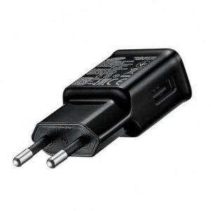Samsung EP-TA200 Hálózati USB töltő + USB-C kábel (5V / 2A) Fekete (ECO csomagolás)
